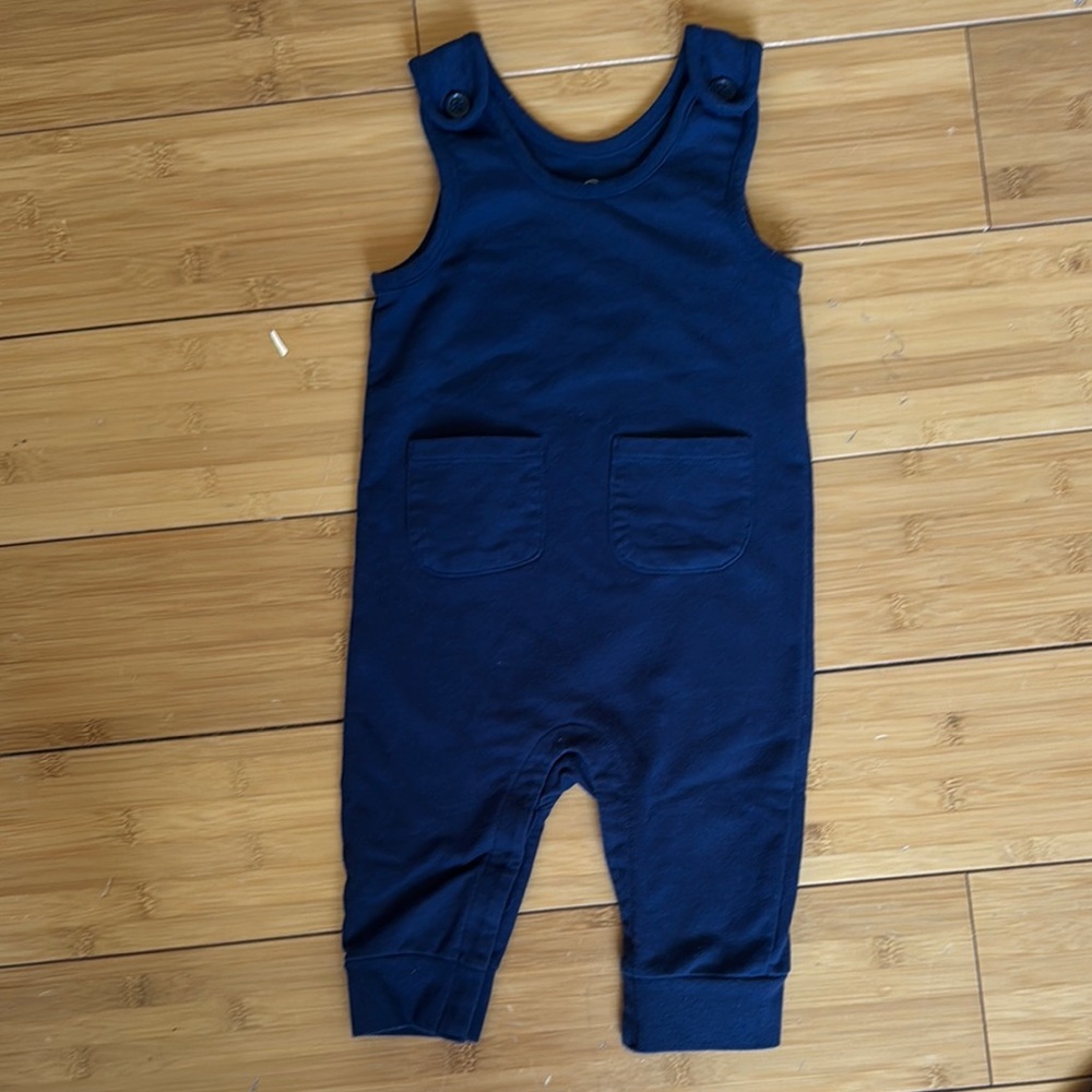 Navy Blue Kids Overalls